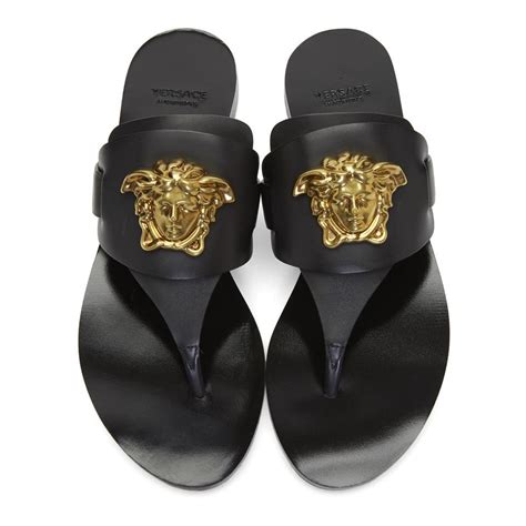 versace palazzo gelbgold|Versace sandals for women.